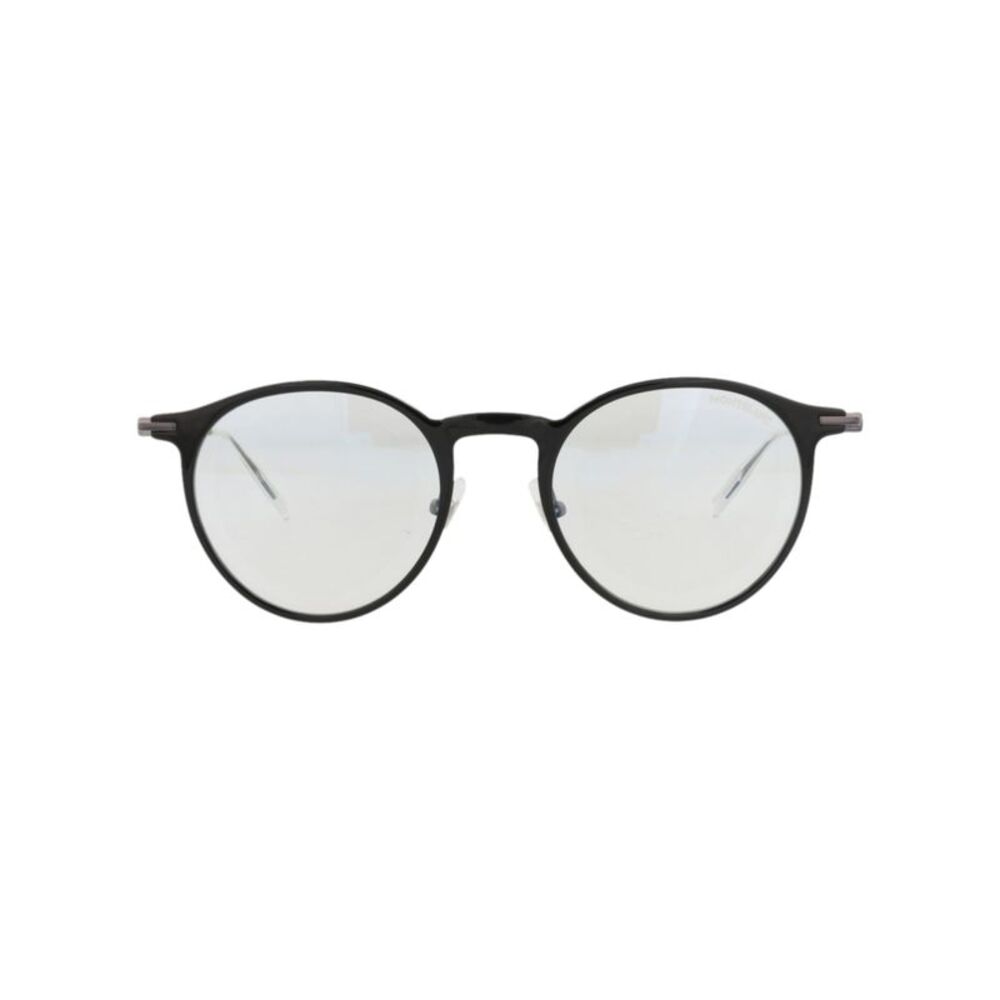 Montblanc Photochromic Round-Frame Injection Sunglasses Black Mens